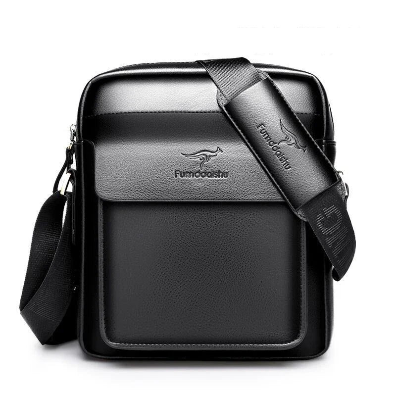 Classic leather crossbody bag