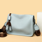 Sleek leather shoulder bag