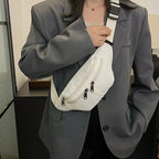 Elegant corduroy bum bag