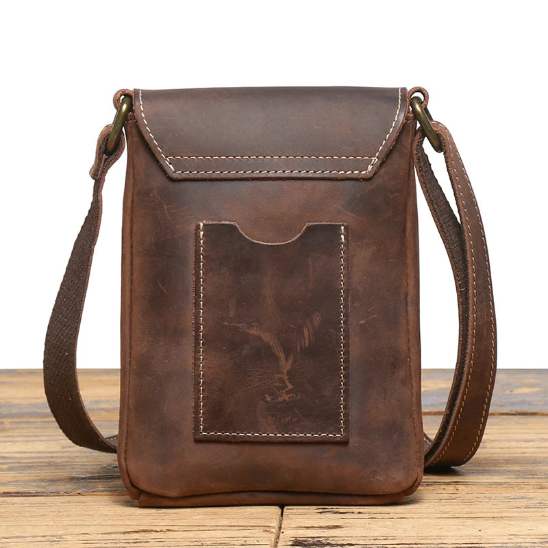 Leather crossbody bag