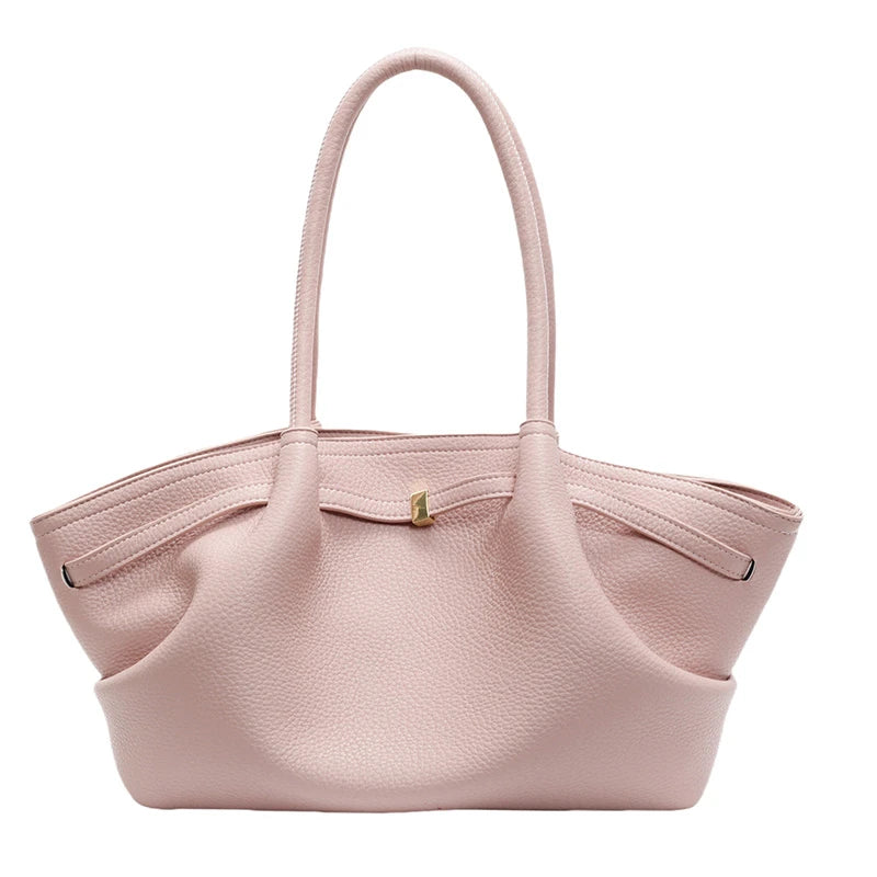 Versatile leather handbag