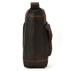 Full leather rucksack backpack