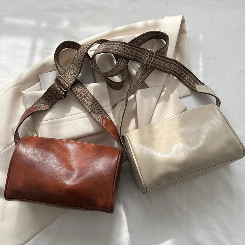 Sleek leather handbag