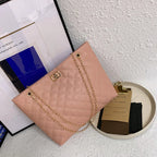 Fashionable leather tote bag