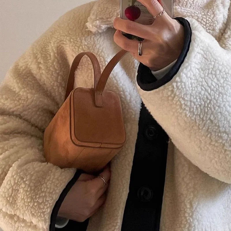 Chic suede purse