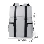 Men's leather backpack rucksack