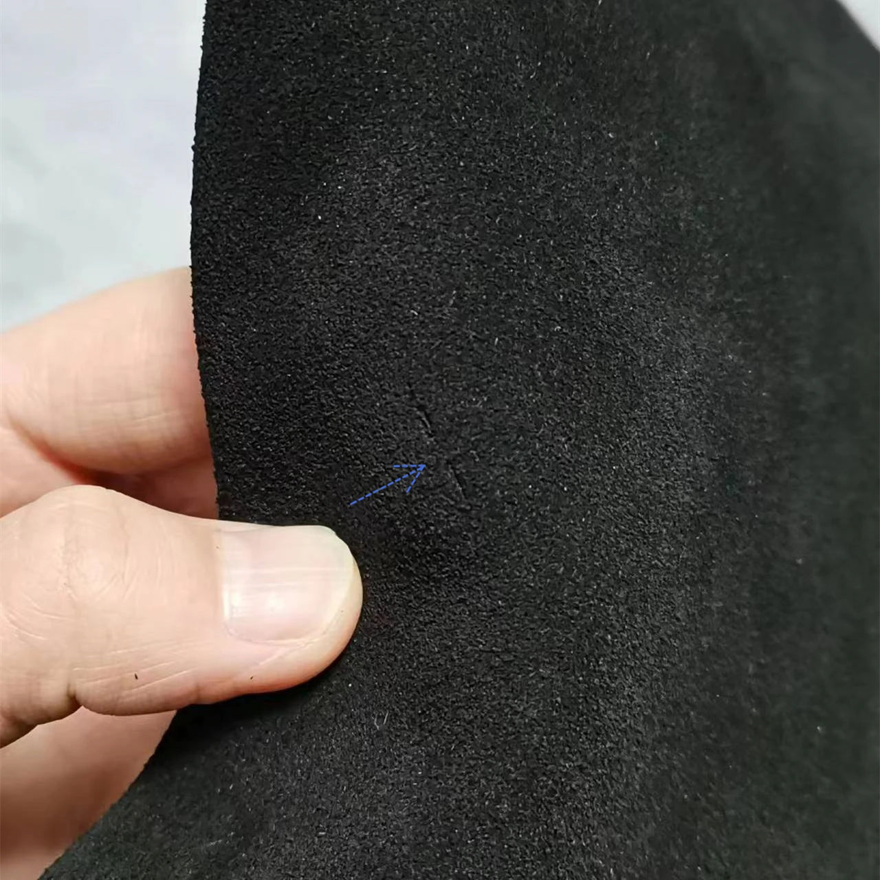Colorful suede purse