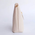 Classic leather shoulder bag for women