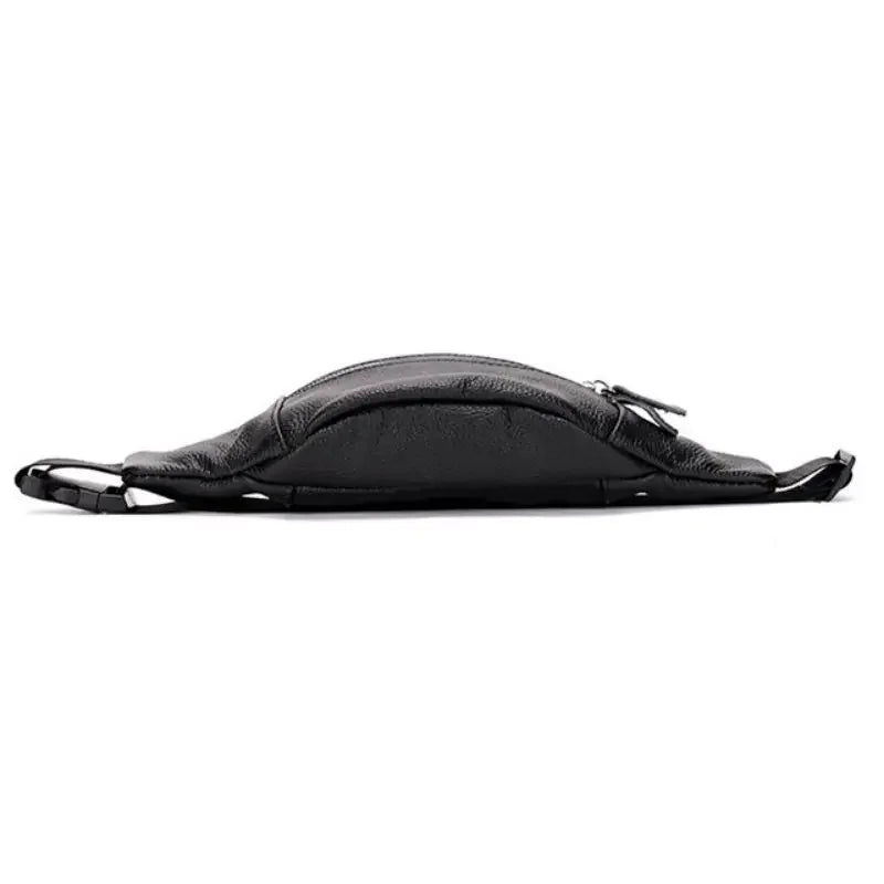 Travel-ready leather bum bag
