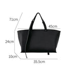 Stylish leather tote bag