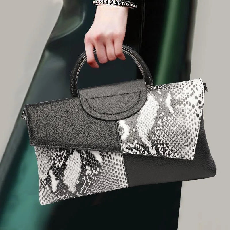 Stylish leather handbag