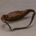 Minimalist leather waist bag