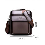 Classic leather crossbody bag