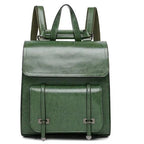 Leather satchel backpack