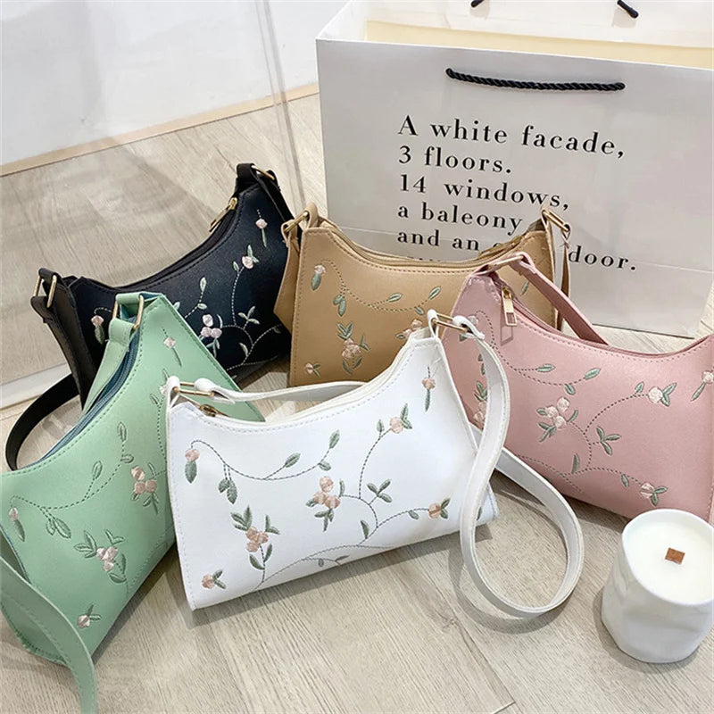 Sleek leather sling shoulder bag