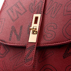 Designer-style leather backpack