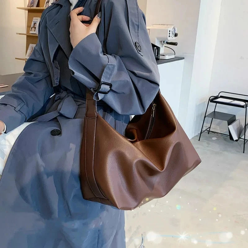 Large shoulder hobo bag