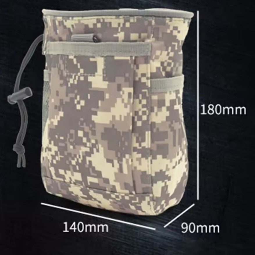 Beige camo belt pouch