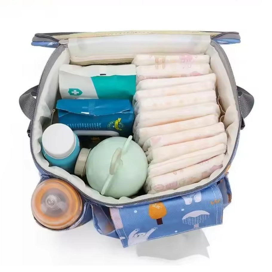 Bear stroller diaper bag