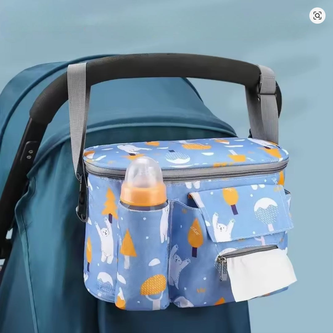 Bear stroller diaper bag