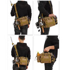 Camo tactical fishing tackle bag