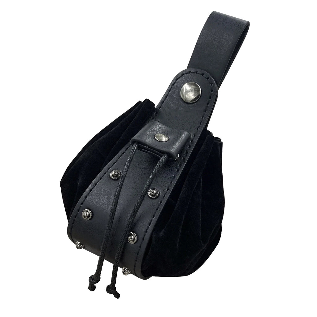 Medieval leather coin pouch