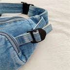 Denim waist bag