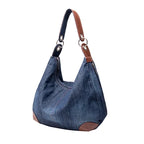 Casual denim slouch bag