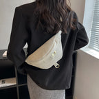 Adjustable corduroy bum bag