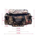 Camo waterproof fishing shoulder bag