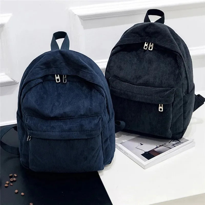 Everyday corduroy backpack