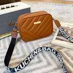 Small leather crossbody sling bag