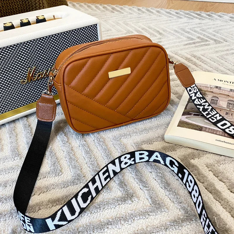 Small leather crossbody sling bag