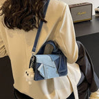 Fashion crossbody denim handbag