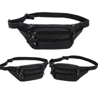 Wraparound leather bum bag