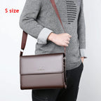Men's formal leather briefcase