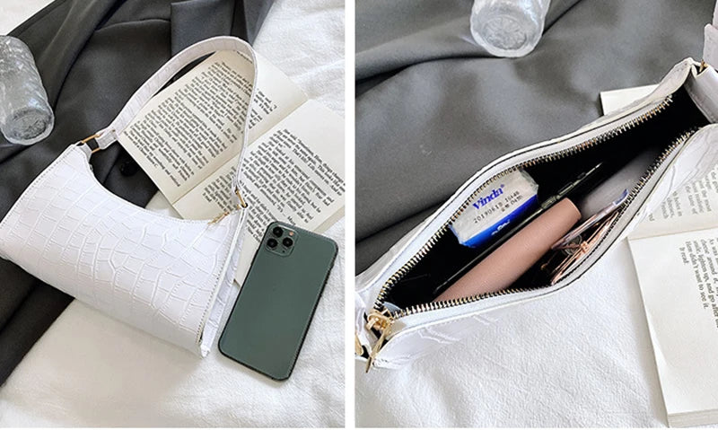 Small leather sling pouch
