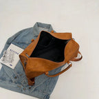 Fashion women's leather duffle bag