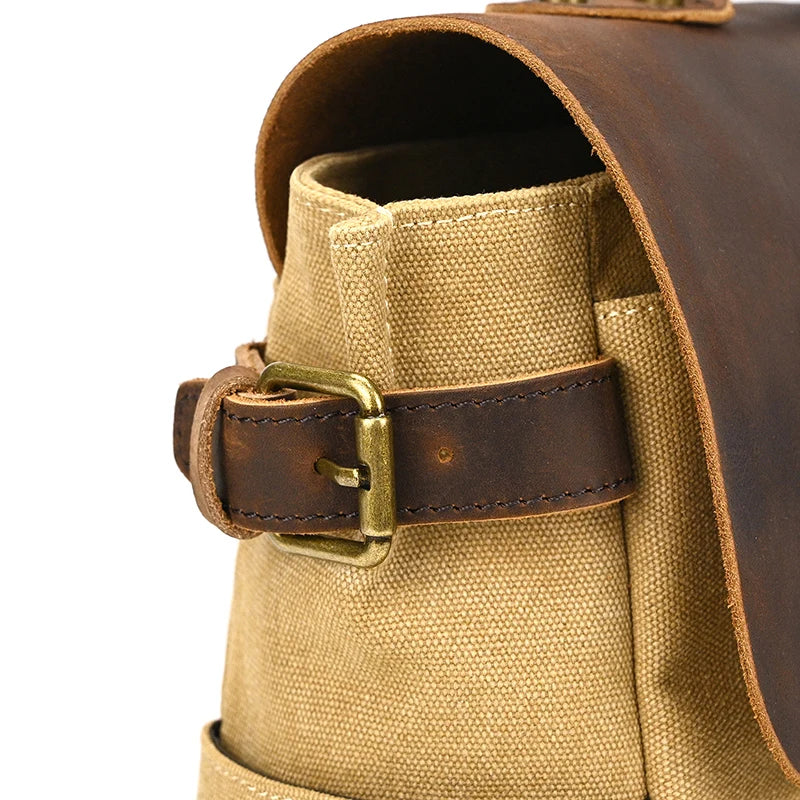 Leather office satchel