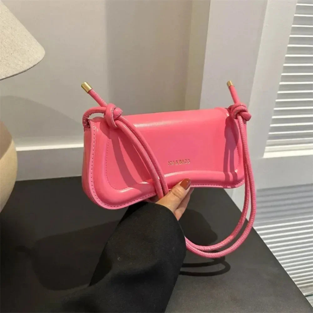 Leather sling bag for women