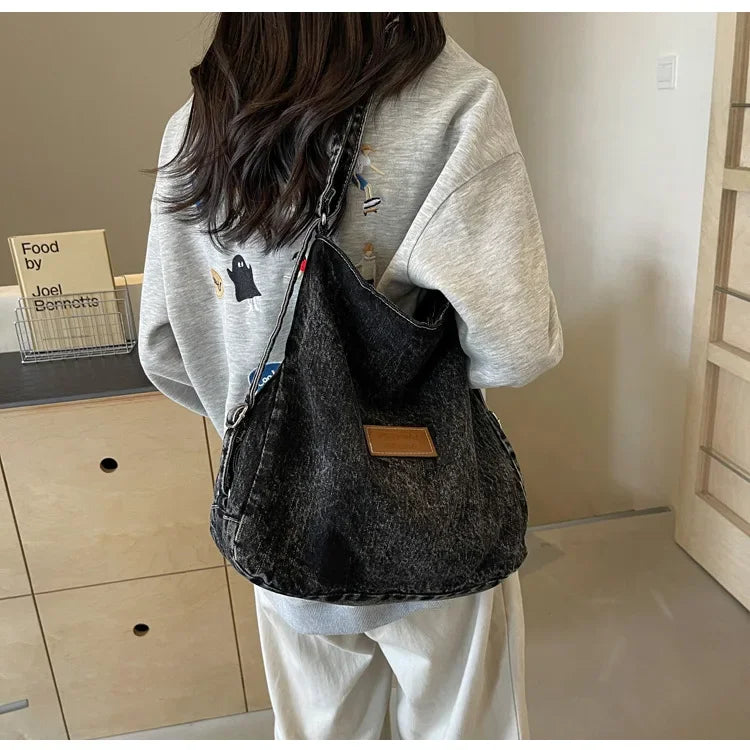 Embossed tote bag