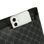 Slim leather clutch for phone and wallet