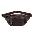Wraparound leather bum bag