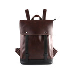Retro men's  leather backpack