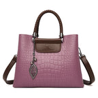 Vintage-inspired leather handbag
