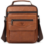 Fashionable leather crossbody bag