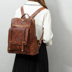 Vintage leather satchel
