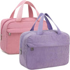 Corduroy travel toiletry bag