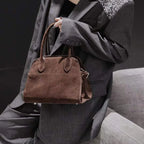 Stylish suede handbag for every outfit