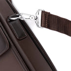Executive leather laptop briefcase